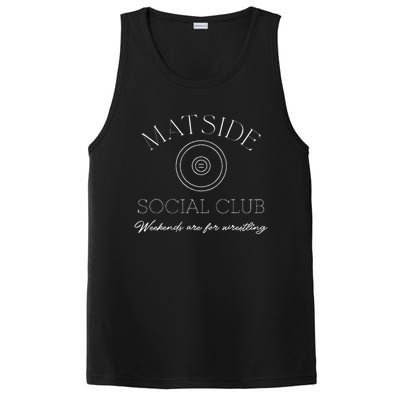 Wrestling Matside Social Club Weekends Are For Wrestling PosiCharge Competitor Tank