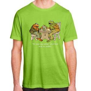 We Must Stop Eating Toad As He Ate Another Frog Adult ChromaSoft Performance T-Shirt