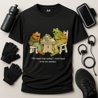 We Must Stop Eating Toad As He Ate Another Frog Cooling Performance Crew T-Shirt