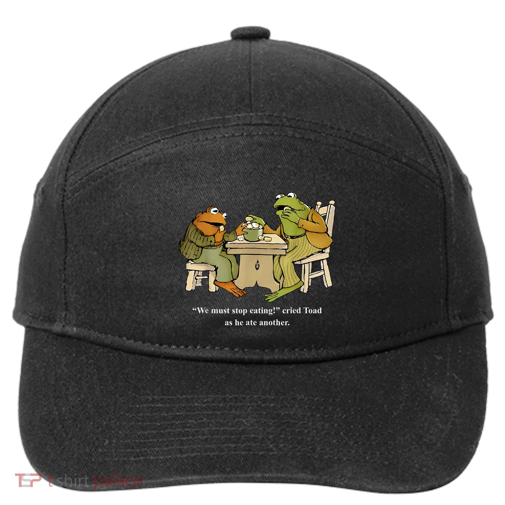 We Must Stop Eating Toad As He Ate Another Frog 7-Panel Snapback Hat