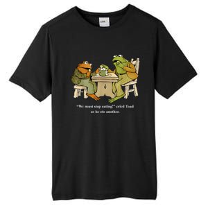 We Must Stop Eating Toad As He Ate Another Frog Tall Fusion ChromaSoft Performance T-Shirt