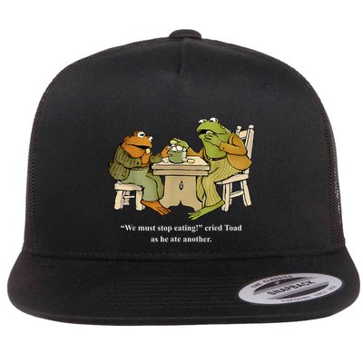 We Must Stop Eating Toad As He Ate Another Frog Flatbill Hat