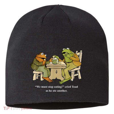 We Must Stop Eating Toad As He Ate Another Frog Sustainable Beanie