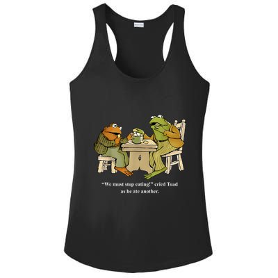 We Must Stop Eating Toad As He Ate Another Frog Ladies PosiCharge Competitor Racerback Tank