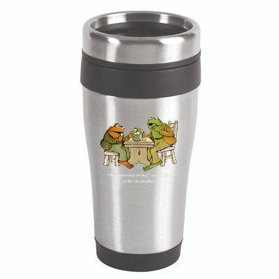 We Must Stop Eating Toad As He Ate Another Frog 16oz Travel Tumbler