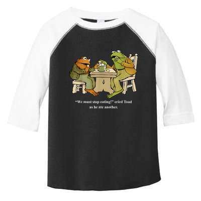 We Must Stop Eating Toad As He Ate Another Frog Toddler Fine Jersey T-Shirt