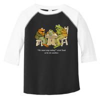 We Must Stop Eating Toad As He Ate Another Frog Toddler Fine Jersey T-Shirt