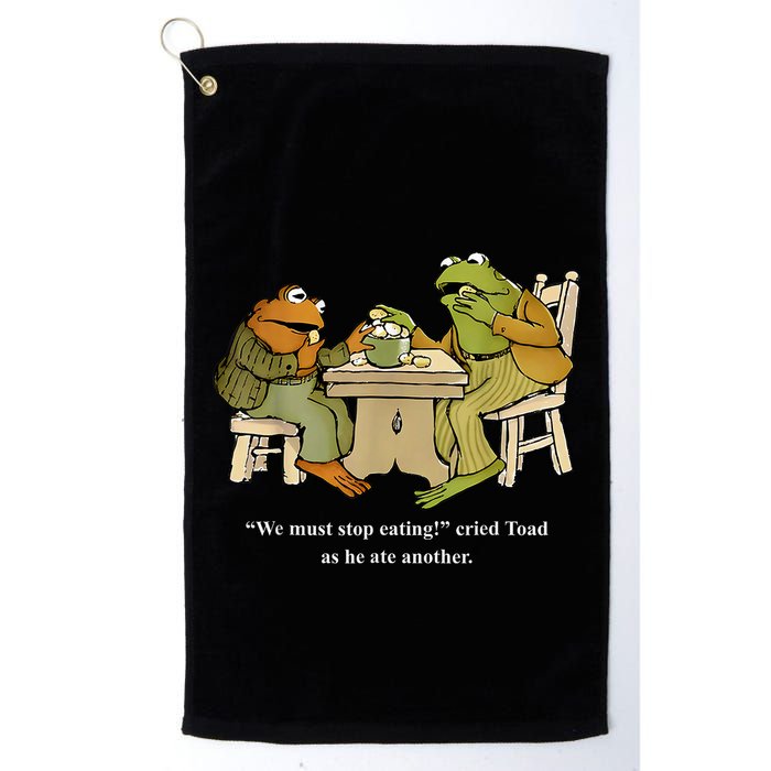 We Must Stop Eating Toad As He Ate Another Frog Golf Towel