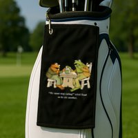 We Must Stop Eating Toad As He Ate Another Frog Golf Towel