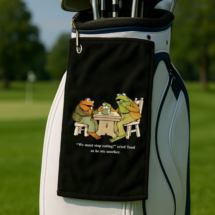 We Must Stop Eating Toad As He Ate Another Frog Golf Towel