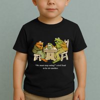 We Must Stop Eating Toad As He Ate Another Frog Toddler T-Shirt