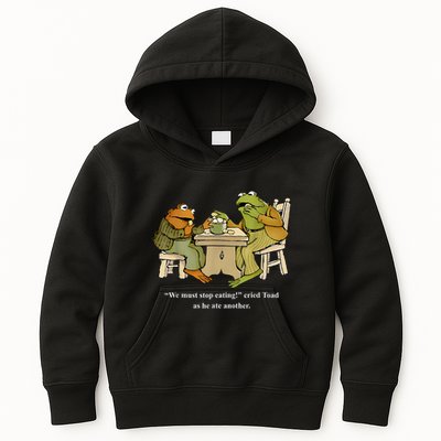 We Must Stop Eating Toad As He Ate Another Frog Kids Hoodie