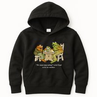 We Must Stop Eating Toad As He Ate Another Frog Kids Hoodie