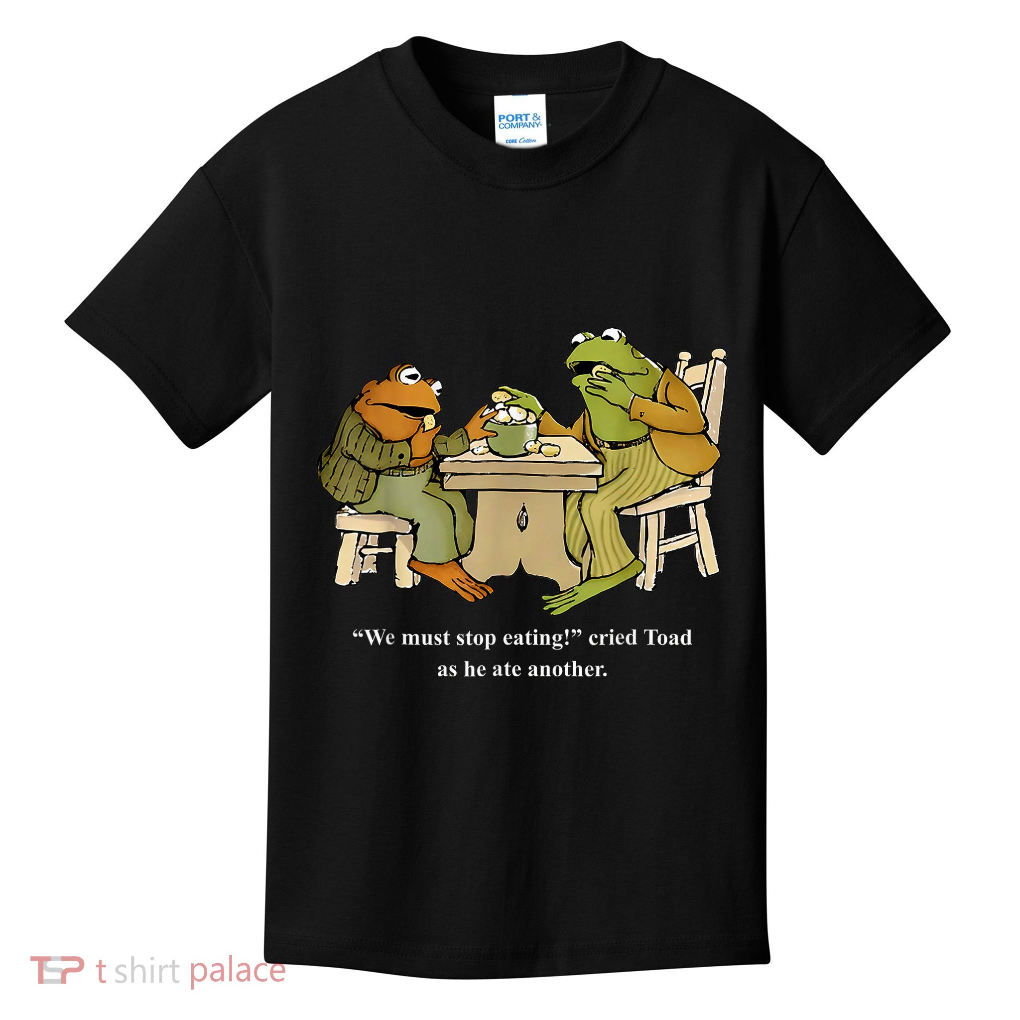 We Must Stop Eating Toad As He Ate Another Frog Kids T-Shirt