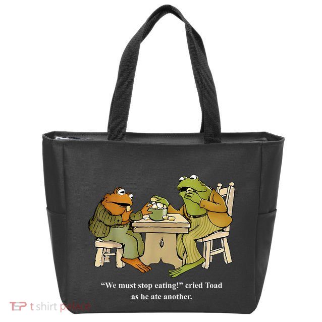 We Must Stop Eating Toad As He Ate Another Frog Zip Tote Bag