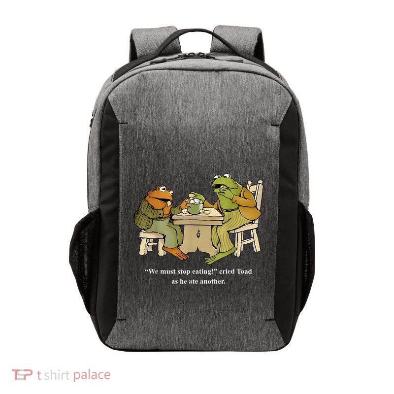 We Must Stop Eating Toad As He Ate Another Frog Vector Backpack