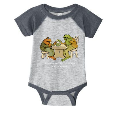 We Must Stop Eating Toad As He Ate Another Frog Infant Baby Jersey Bodysuit