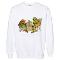 We Must Stop Eating Toad As He Ate Another Frog Garment-Dyed Sweatshirt
