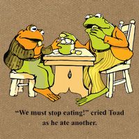 We Must Stop Eating Cried Toad As He Ate Another Frog Toad Cotton Canvas Backpack