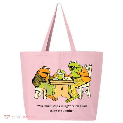 We Must Stop Eating Cried Toad As He Ate Another Frog Toad 25L Jumbo Tote