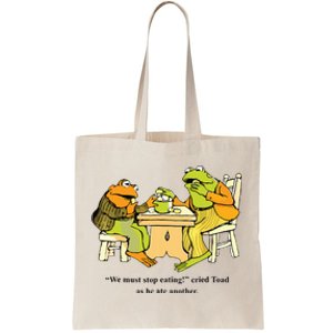 We Must Stop Eating Cried Toad As He Ate Another Frog Toad Tote Bag