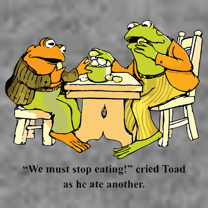 We Must Stop Eating Cried Toad As He Ate Another Frog Toad 7-Panel Snapback Hat
