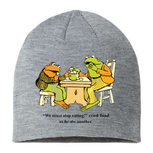 We Must Stop Eating Cried Toad As He Ate Another Frog Toad Sustainable Beanie