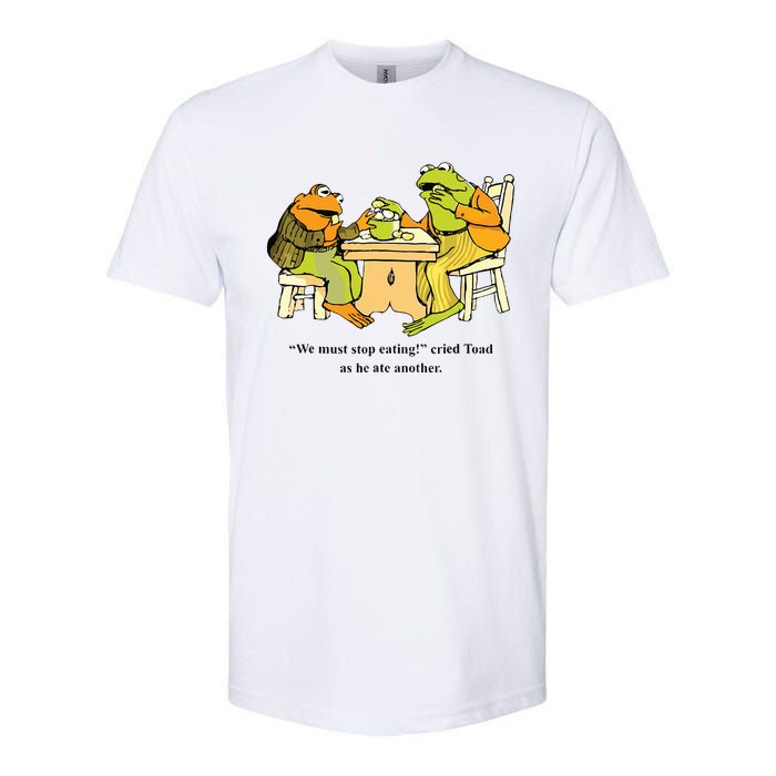 We Must Stop Eating Cried Toad As He Ate Another Frog Toad Softstyle CVC T-Shirt