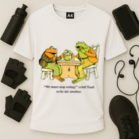 We Must Stop Eating Cried Toad As He Ate Another Frog Toad Cooling Performance Crew T-Shirt