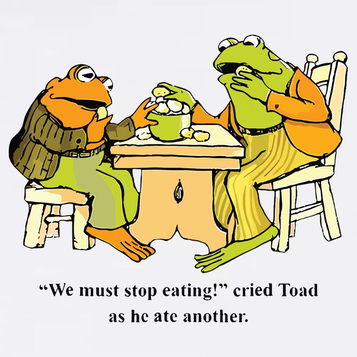 We Must Stop Eating Cried Toad As He Ate Another Frog Toad Button
