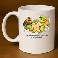 We Must Stop Eating Cried Toad As He Ate Another Frog Toad 11oz C Handle Ceramic Mug