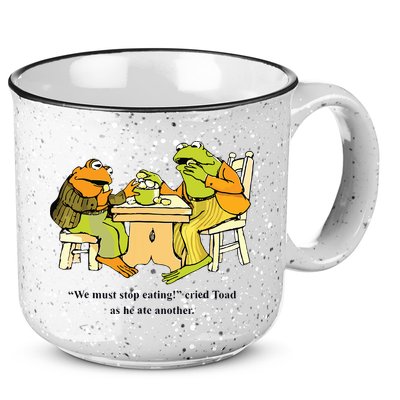 We Must Stop Eating Cried Toad As He Ate Another Frog Toad 15oz Campfire Ceramic Mug