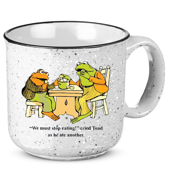 We Must Stop Eating Cried Toad As He Ate Another Frog Toad 15oz Campfire Ceramic Mug