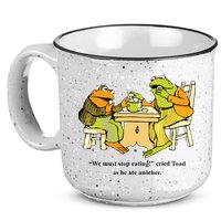 We Must Stop Eating Cried Toad As He Ate Another Frog Toad 15oz Campfire Ceramic Mug