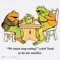 We Must Stop Eating Cried Toad As He Ate Another Frog Toad Flatbill Hat