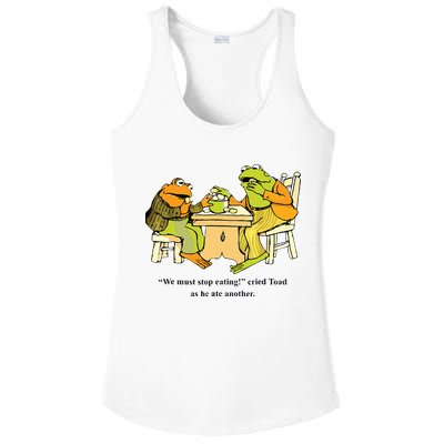 We Must Stop Eating Cried Toad As He Ate Another Frog Toad Ladies PosiCharge Competitor Racerback Tank