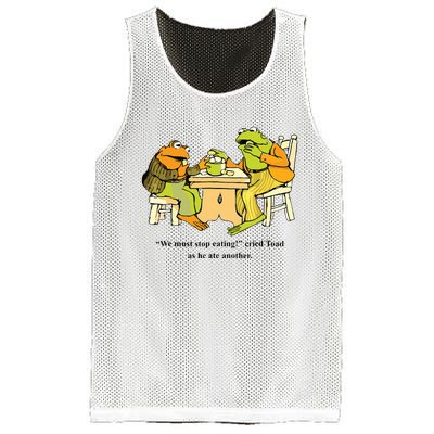 We Must Stop Eating Cried Toad As He Ate Another Frog Toad Mesh Reversible Basketball Jersey Tank