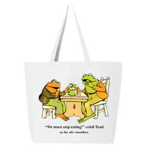 We Must Stop Eating Cried Toad As He Ate Another Frog Toad 25L Jumbo Tote