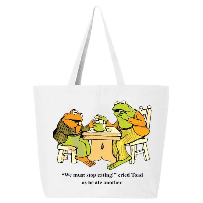 We Must Stop Eating Cried Toad As He Ate Another Frog Toad 25L Jumbo Tote