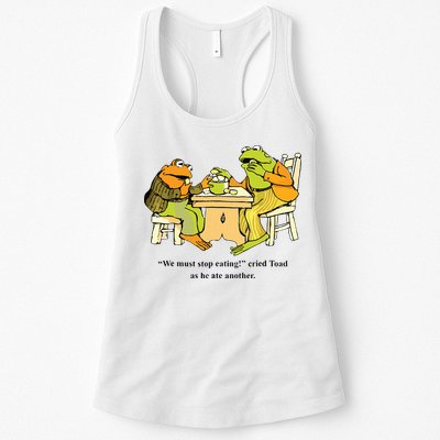We Must Stop Eating Cried Toad As He Ate Another Frog Toad Womens Tank Top