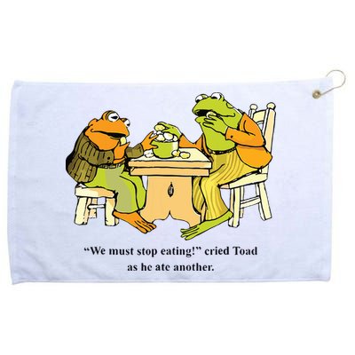 We Must Stop Eating Cried Toad As He Ate Another Frog Toad Grommeted Golf Towel