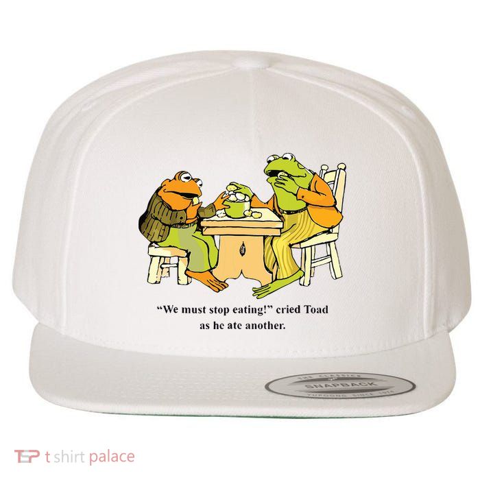 We Must Stop Eating Cried Toad As He Ate Another Frog Toad Wool Snapback Cap
