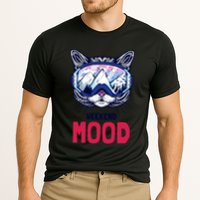 Weekend Mood Skiing Mountain Panorama Ski Goggles Cats Gift Cooling Performance Crew T-Shirt