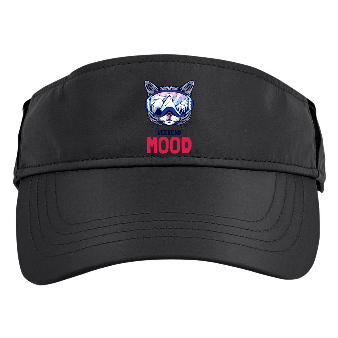 Weekend Mood Skiing Mountain Panorama Ski Goggles Cats Gift Adult Drive Performance Visor