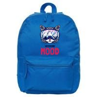 Weekend Mood Skiing Mountain Panorama Ski Goggles Cats Gift 16 in Basic Backpack