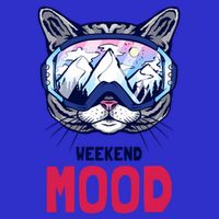 Weekend Mood Skiing Mountain Panorama Ski Goggles Cats Gift 16 in Basic Backpack