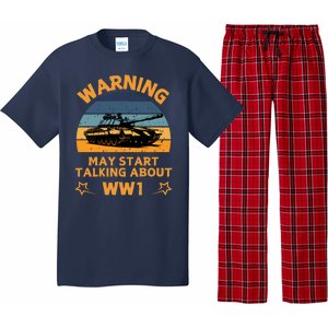 Warning May Start Talking About Ww1 Pajama Set