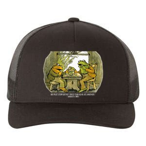 We Must Stop Eating Cried Toad As He Ate Another Frogs Yupoong Adult 5-Panel Trucker Hat