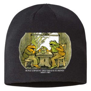 We Must Stop Eating Cried Toad As He Ate Another Frogs Sustainable Beanie