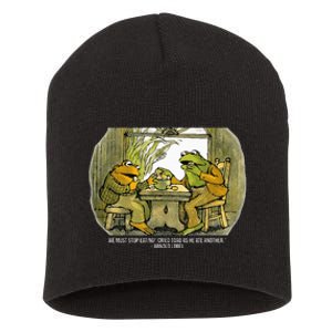 We Must Stop Eating Cried Toad As He Ate Another Frogs Short Acrylic Beanie